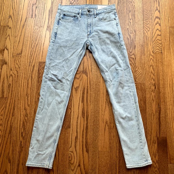 Rag & Bone Jeans Lightwash Fit 2 Ethan Slim Fit Authentic Stretch Jean 29x32 - Picture 2 of 11